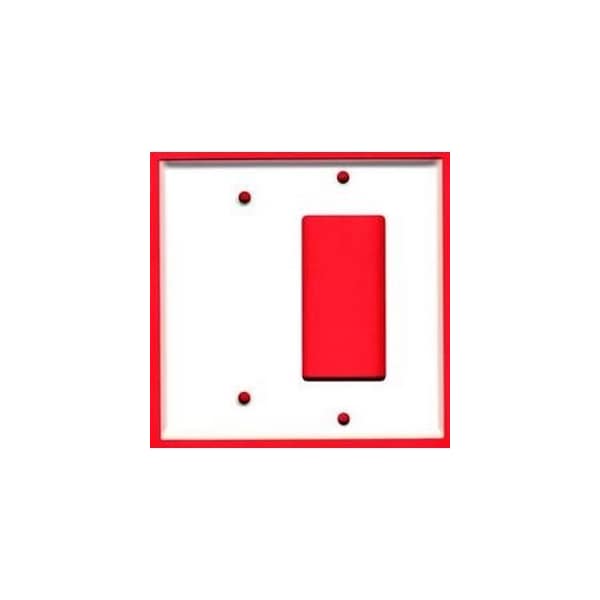 Mulberry Number of Gangs: 2 Steel, Semi-Gloss Finish, White 86422 - main